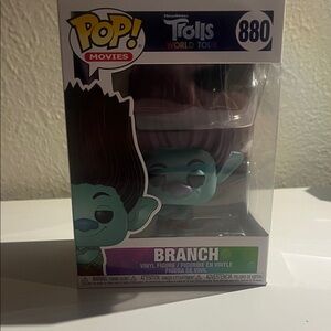 Funko Pop Trolls World Tour Branch Figure - Blue and Purple